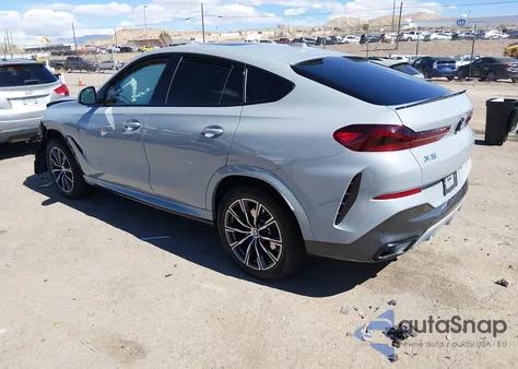 2026 BMW X6 xDrive40I z USA, uszkodzony, nr VIN 5UX33EX09T9232103